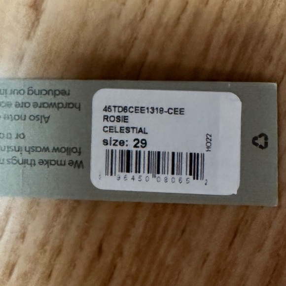 NWT HUDSON HIGH RISE WIDE LEG ROSIE SIZE 29 Celestial - Picture 8 of 11